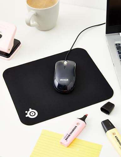 Detalle de SteelSeries QcK Mini — Alfombrilla de ratón para juegos (S, 250 x 210 x 2 mm)