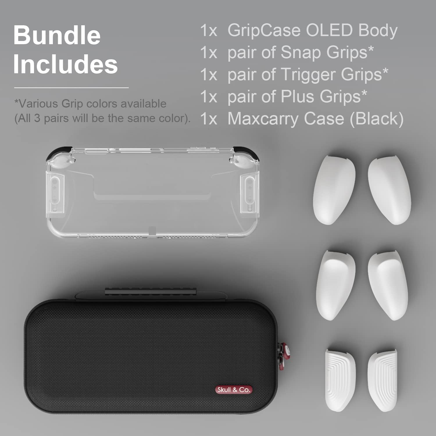 Thumbnail 1 de Skull & Co. GripCase OLED Bundle for Nintendo Switch OLED