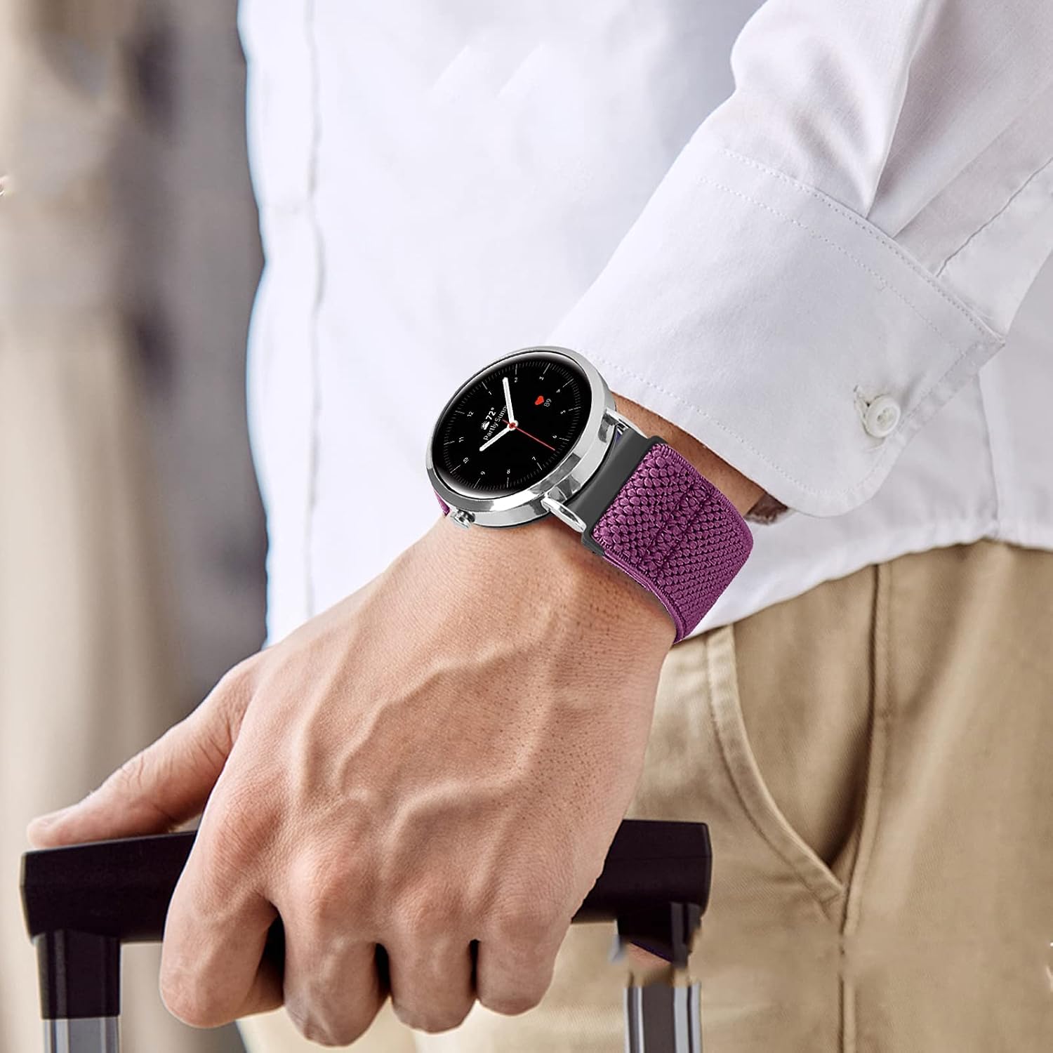 Thumbnail 6 de BTTNG Correa de 22 mm para Xiaomi Redmi Watch 5 Active / Redmi Watch 5 Lite y más – Pulsera deportiva de repuesto en nylon elástico