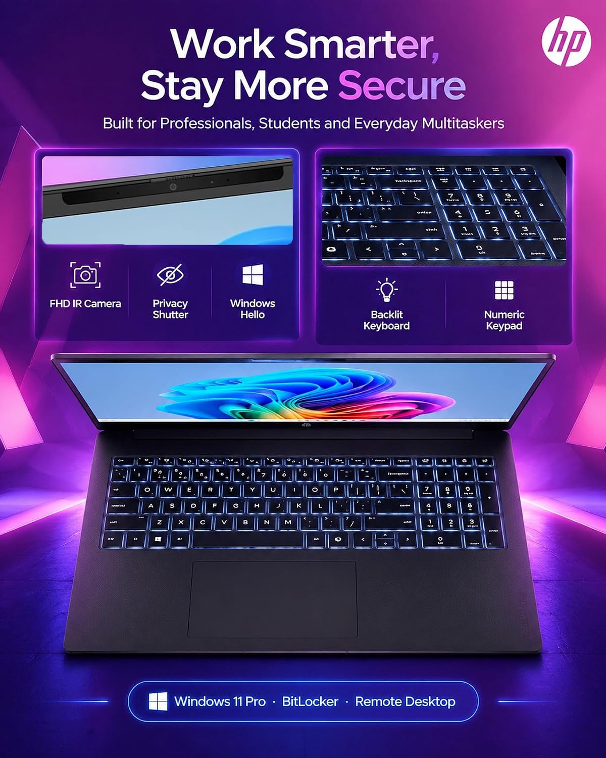 Detalle 2 de HP Touchscreen Laptop with 32GB RAM