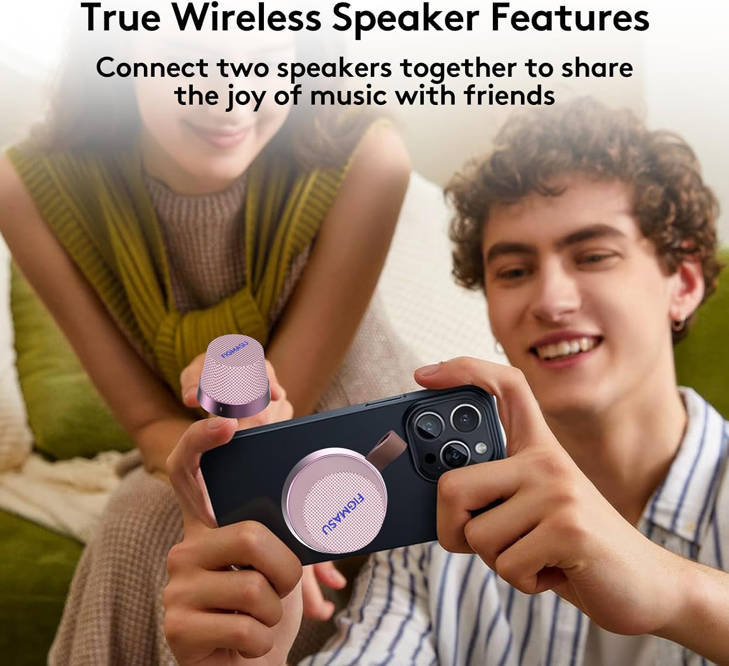 Thumbnail 2 de FIGMASU Bluetooth Speakers Magnetic Mini Portable