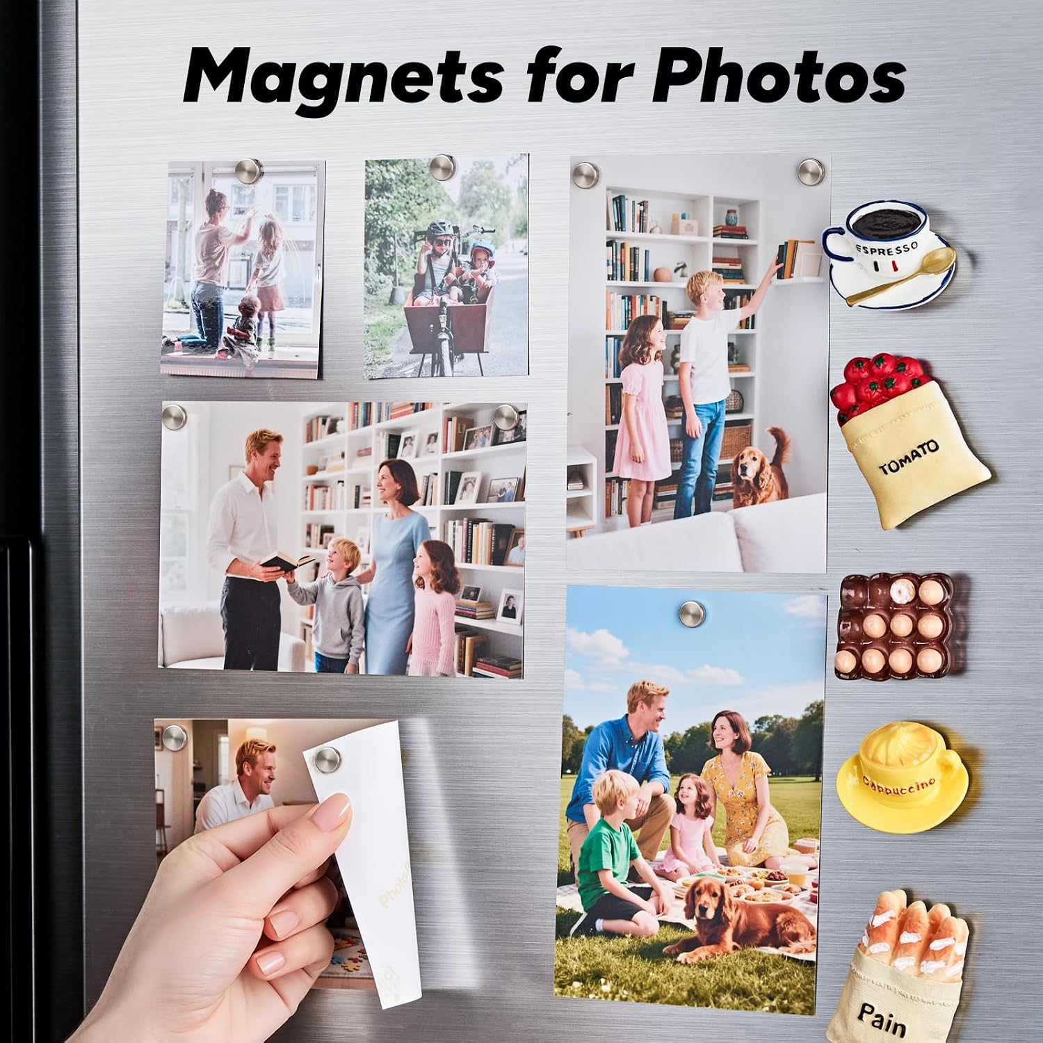 Detalle 1 de SMARTAKE Refrigerator Magnets, 45-Piece Set