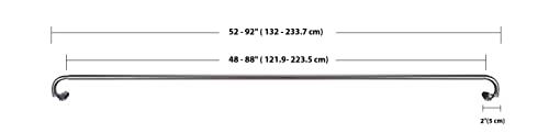 Thumbnail 6 de Amazon Basics Tringle à rideaux extensible de 122 à 224 cm – Bronze