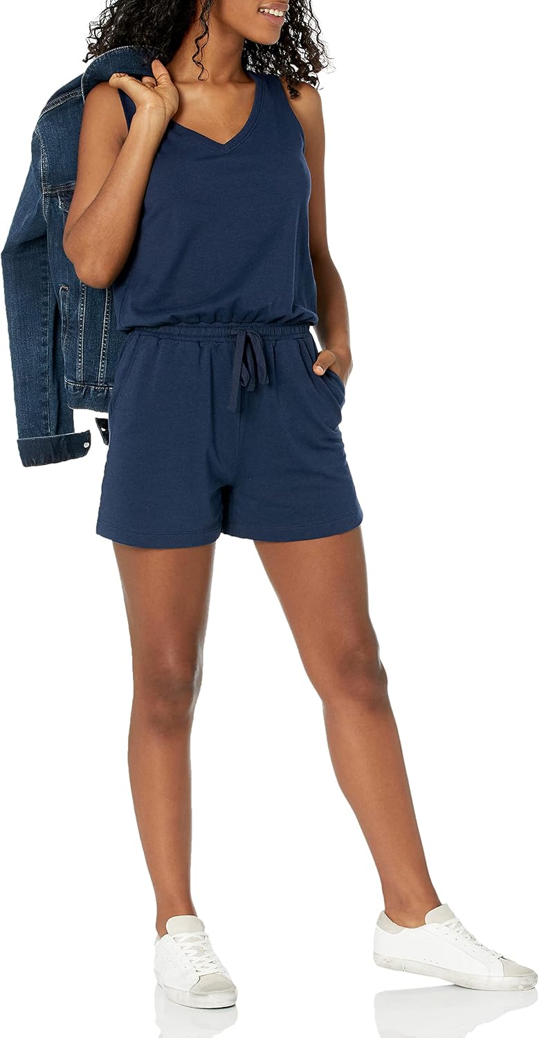 Detalle de Amazon Essentials Women's Studio Terry Romper