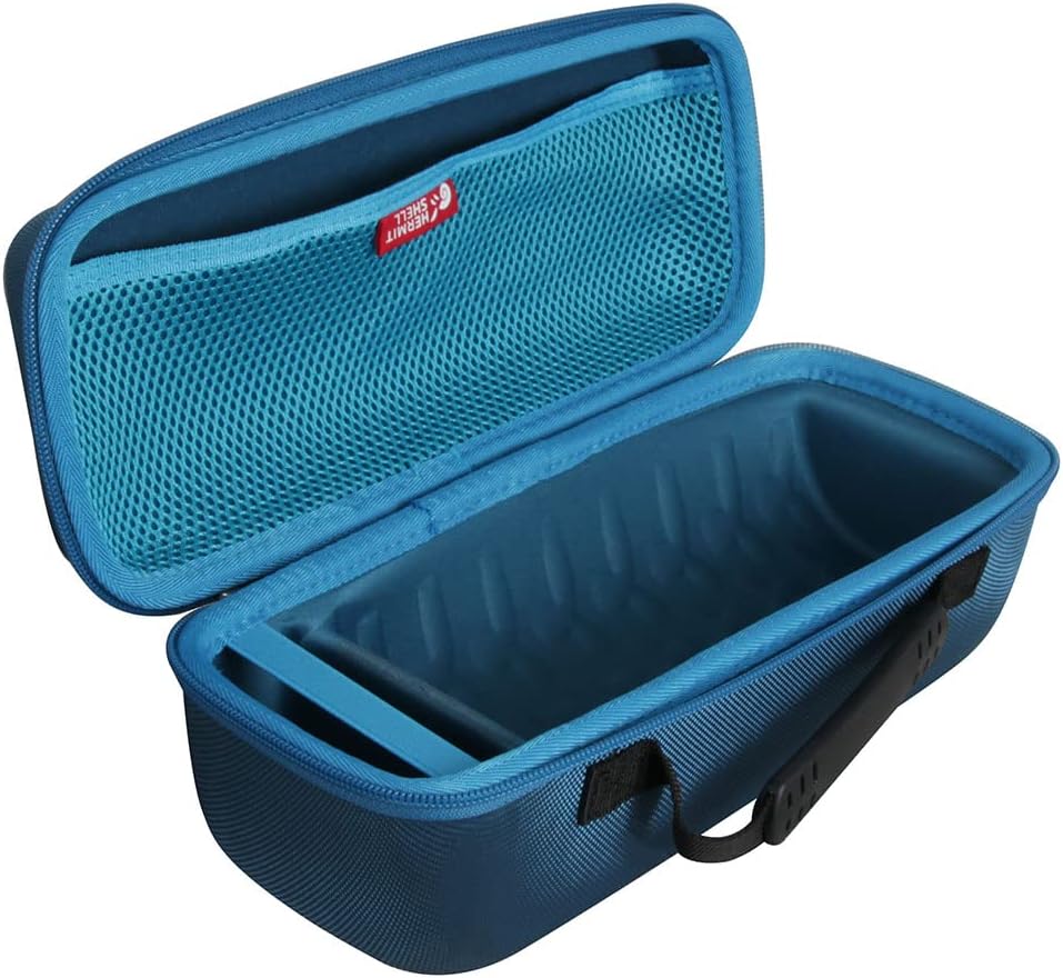 Thumbnail 2 de Hermitshell Hard Travel Case for JBL Charge 6 / Charge 5 Bluetooth Speaker (Blue) — EVA protection
