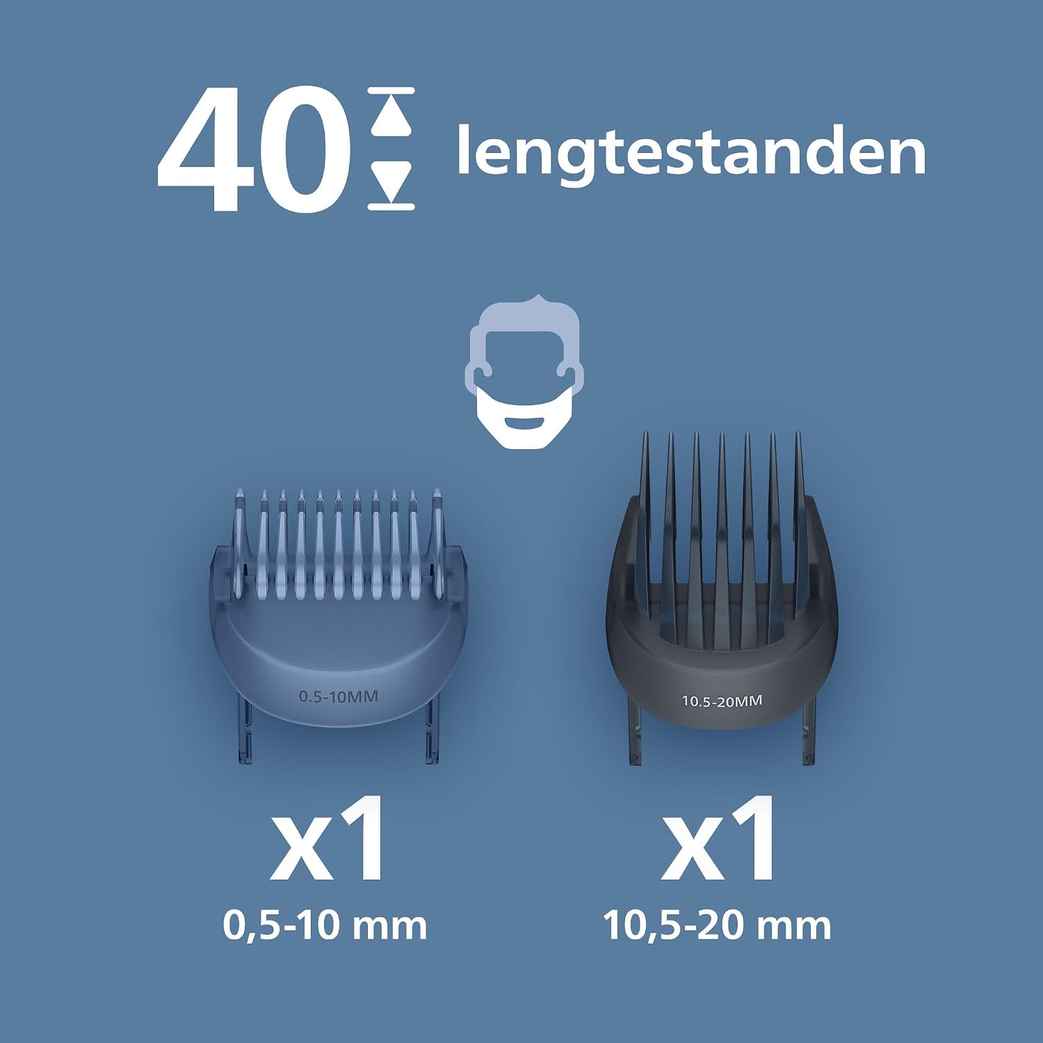 Thumbnail 2 de Philips BT3660/15 baardtrimmer met 40 lengtestanden en Lift & Trim