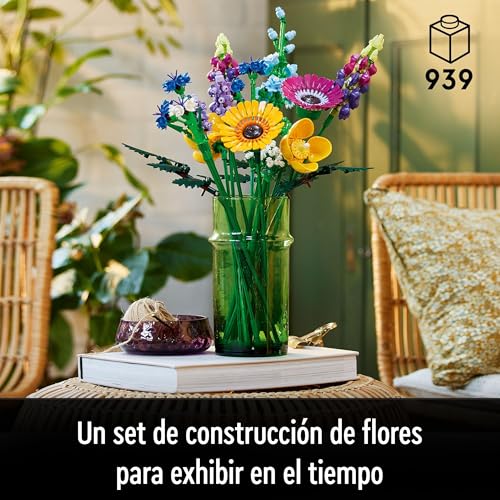 Thumbnail 1 de LEGO Botanicals Wildflower Bouquet Set 10313: ramo artificial para decorar y relajar la mente