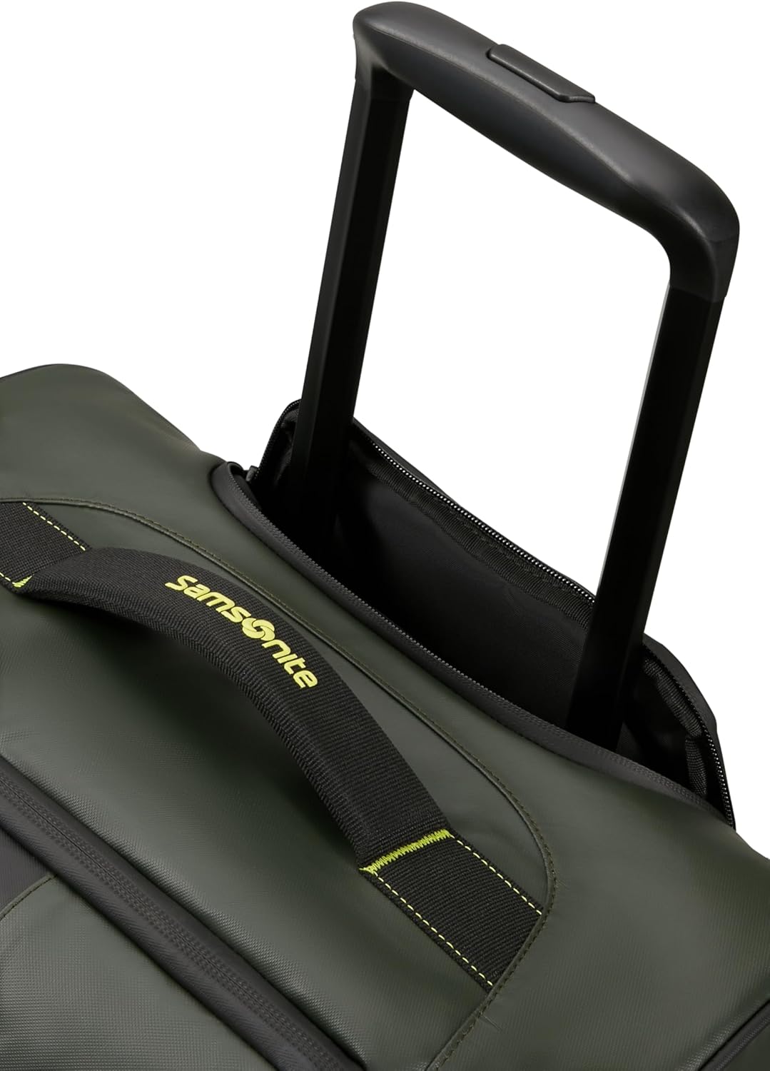 Detalle de Samsonite Paradiver Light Reisetasche mit Rollen (79 cm) – Large, Jungle Green, 121,5 L