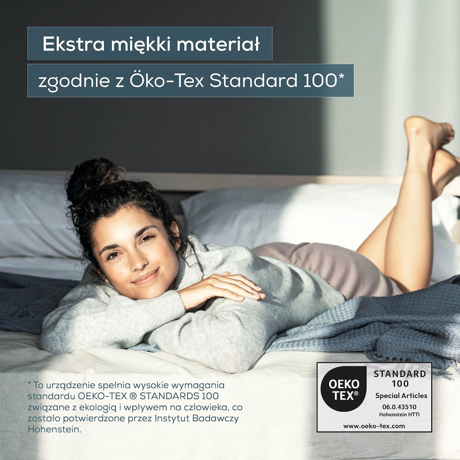 Detalle 2 de Beurer HK 64 Grey – poduszka elektryczna 62 × 42 cm, 3 poziomy ciepła