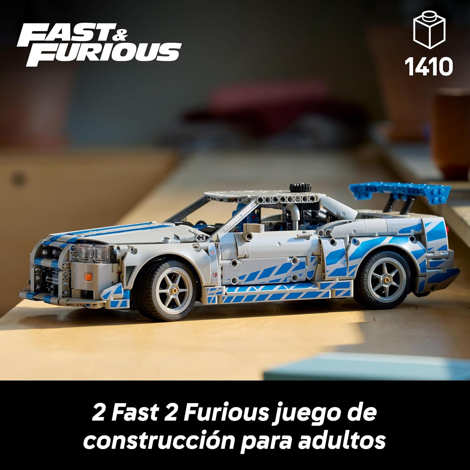 Detalle 2 de LEGO Technic 42210 Nissan Skyline GT-R R34