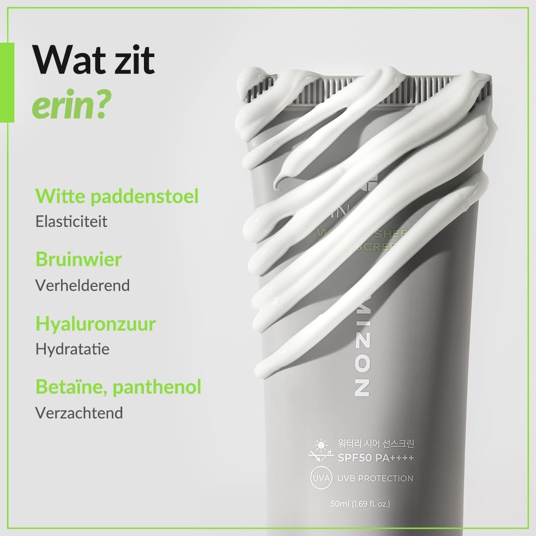 Thumbnail 6 de MIZON INOUT Watery Sheer Sunscreen SPF50 PA++++, gezichtszonnebrand 50 ml