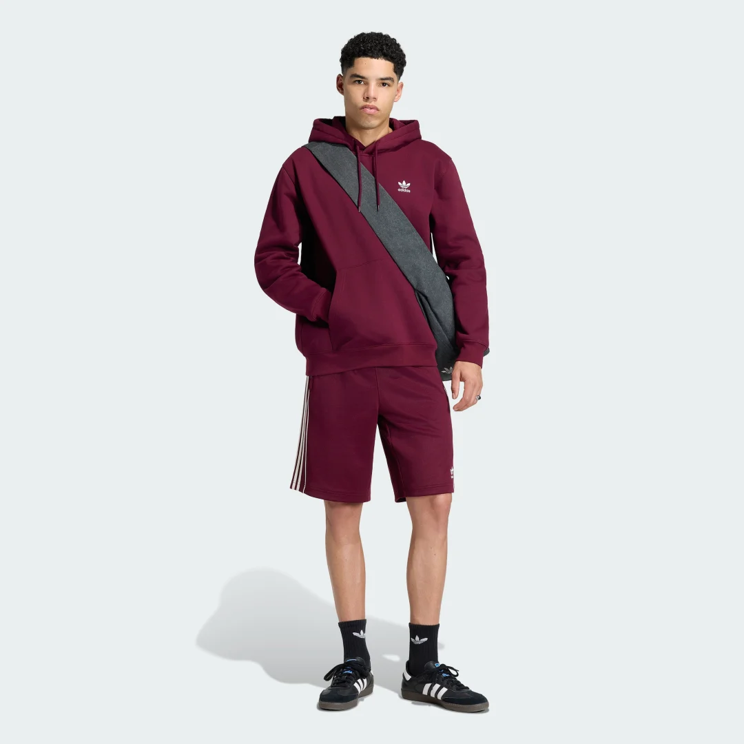 Thumbnail 2 de Pantalón corto Superstar de Adidas en Burgundy