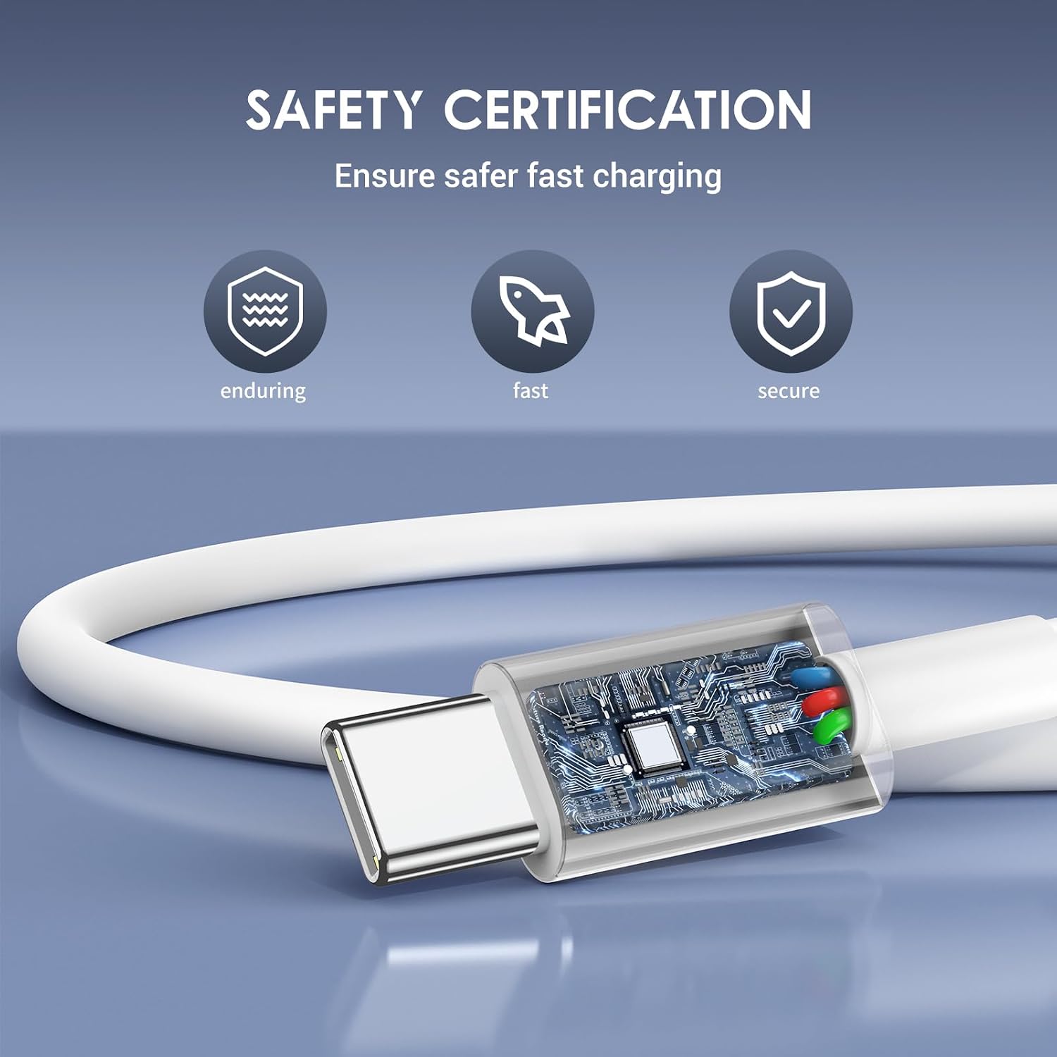 Thumbnail 3 de QZIIW USB‑C Fast Charging Cable 3FT Pack