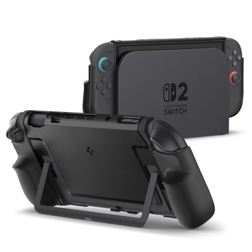 Detalle de Spigen Funda Dual Grip para Nintendo Switch 2: ligereza y agarre mejorado para sesiones largas