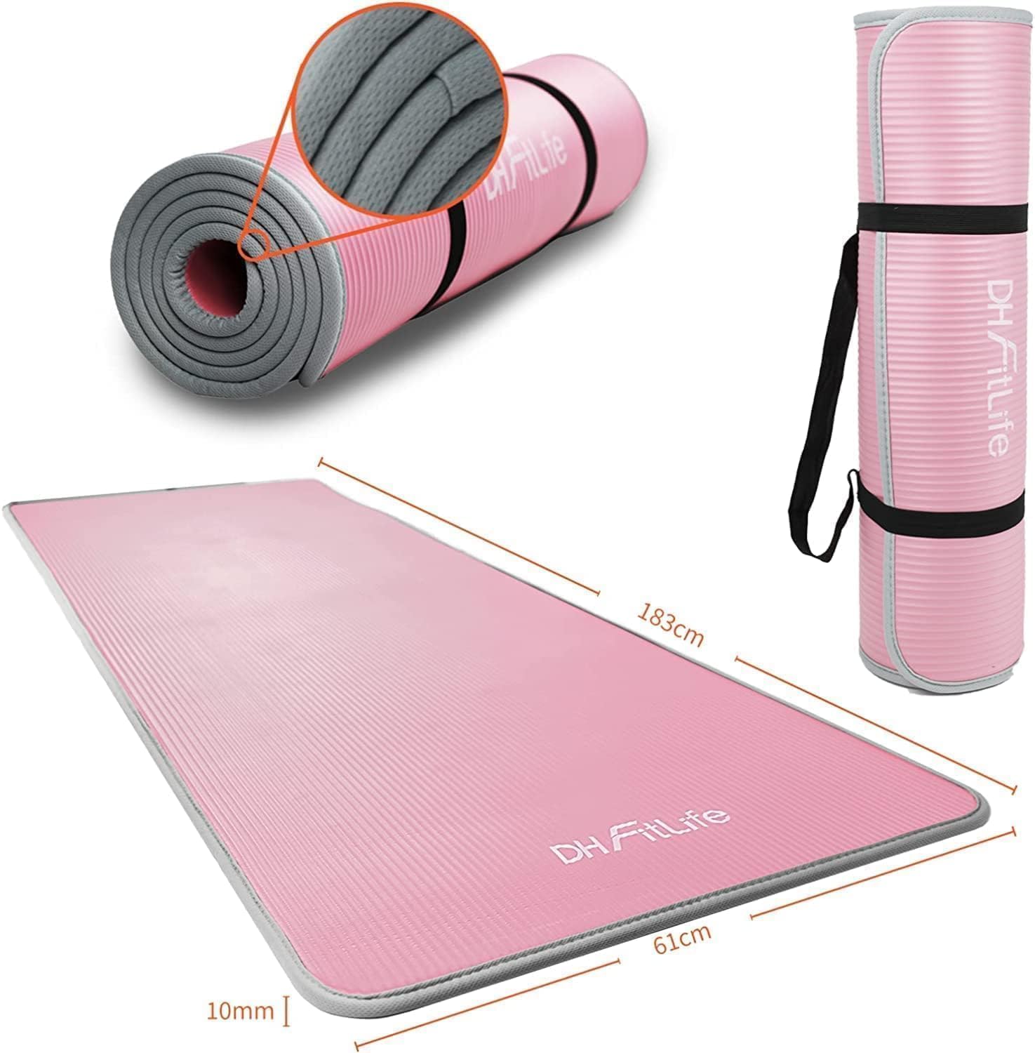 Thumbnail 5 de DH FitLife Tappetino allenamento 183x61x1 cm 🧘