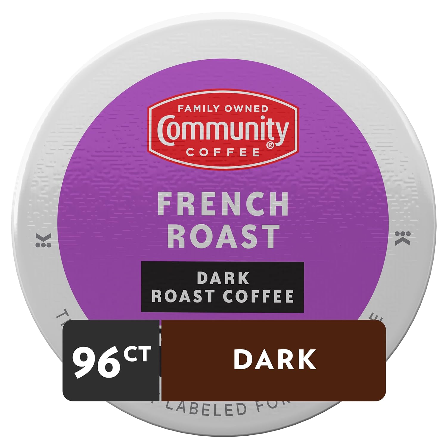 Detalle 2 de Community Coffee French Roast Coffee Pods, Extra Dark 96-Count Pack