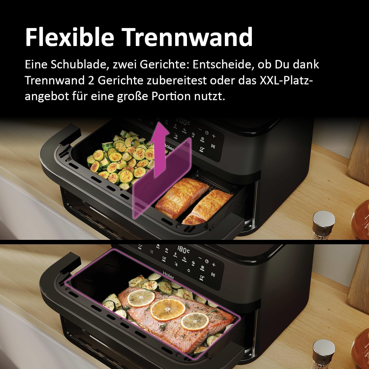 Thumbnail 2 de Haier Heißluftfritteuse Flex I 11 L Dual