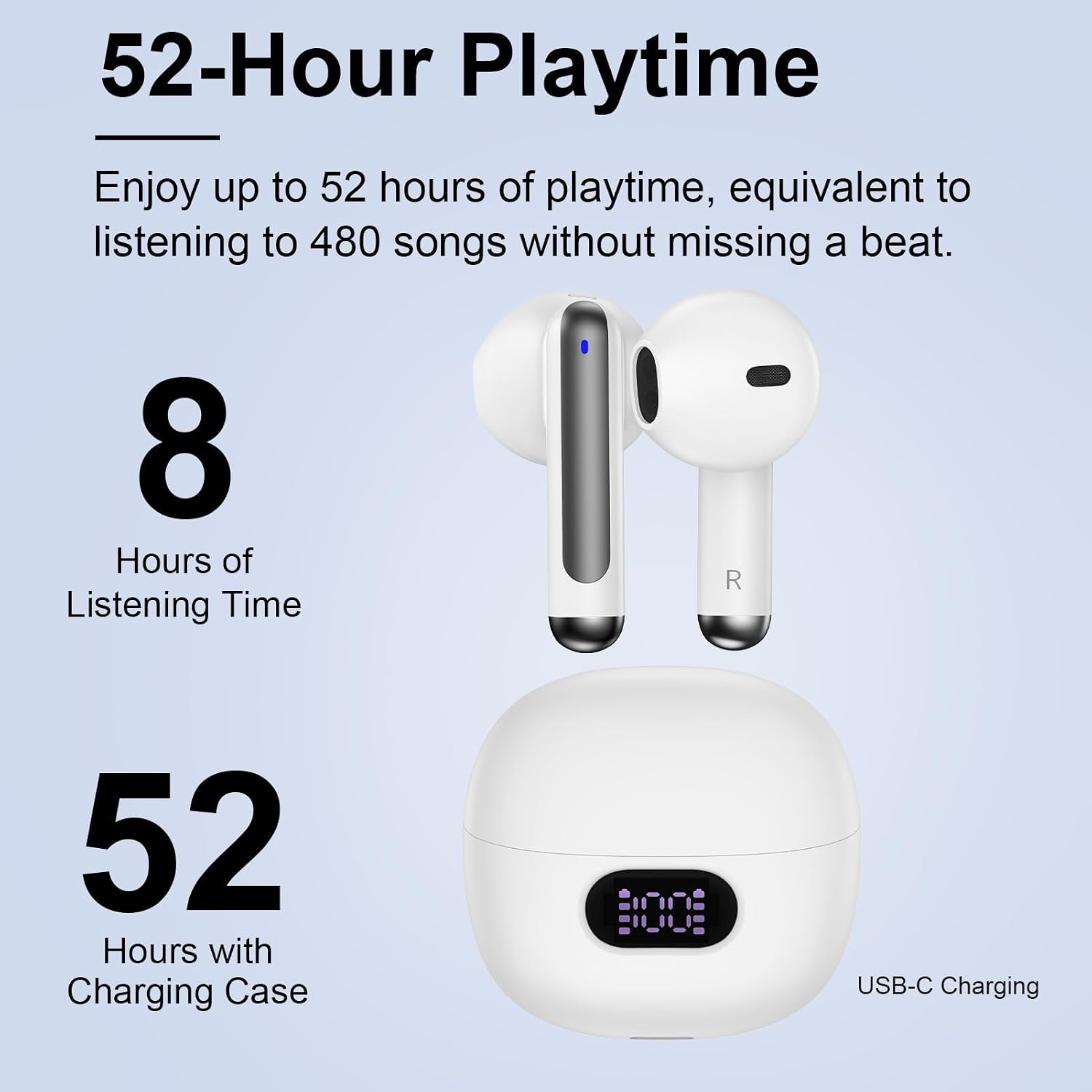 Thumbnail 6 de Wireless Earbuds with 60-Hour Battery