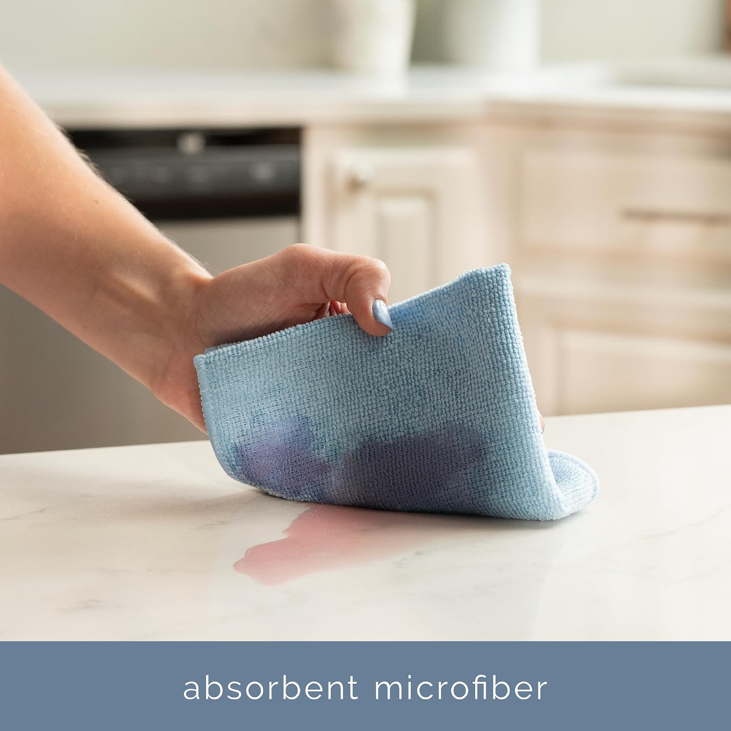 Thumbnail 1 de S&T INC Microfiber Cleaning Cloth 100 Pack