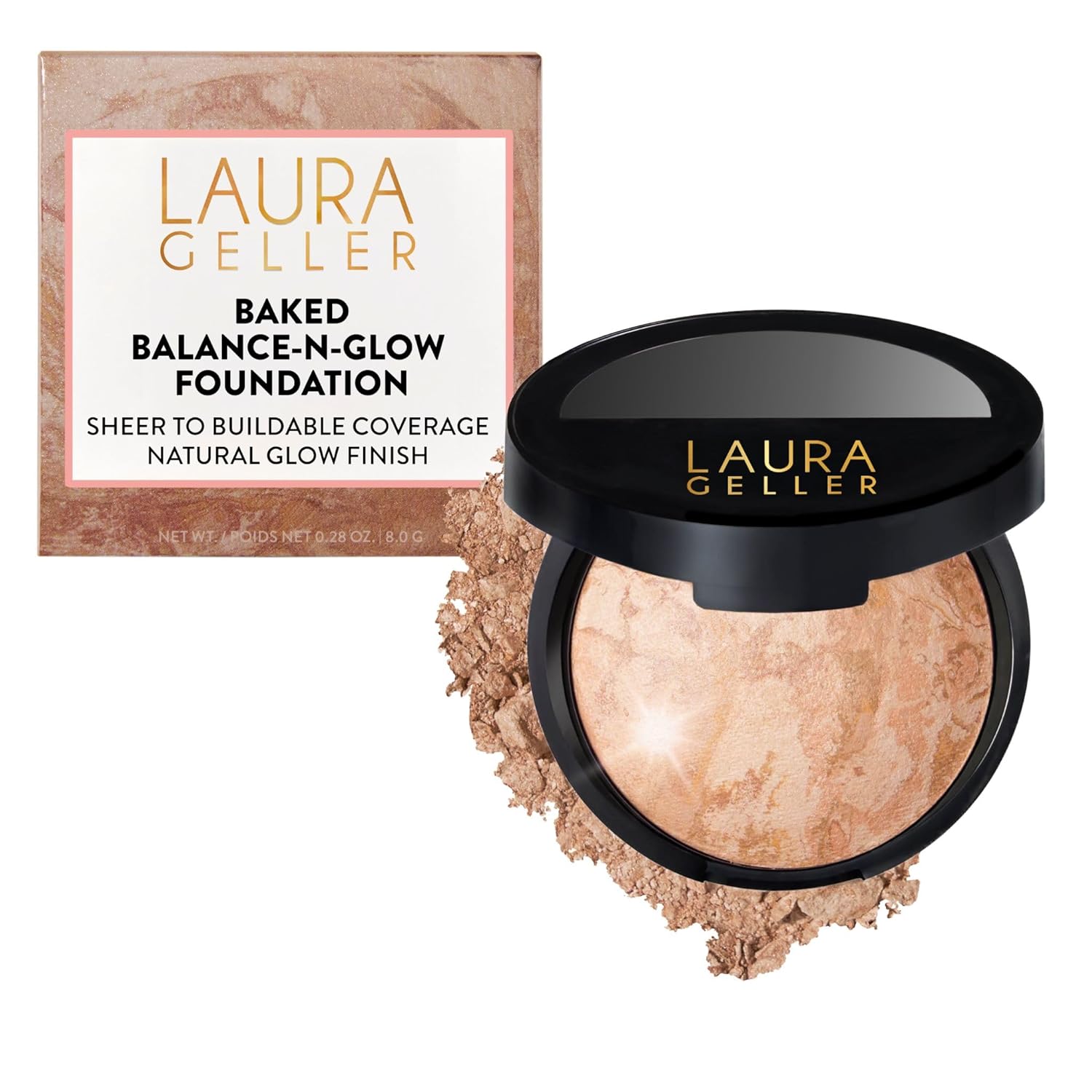 Detalle de LAURA GELLER Baked Balance-N-Glow foundation, Fair