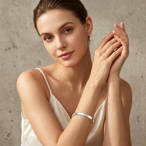 Thumbnail 2 de Smilya This Too Shall Pass Mantra Cuff Bracelet for Women