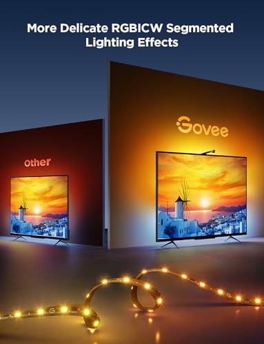 Detalle de Govee TV Backlight 3 Lite with Fish-Eye Correction Function