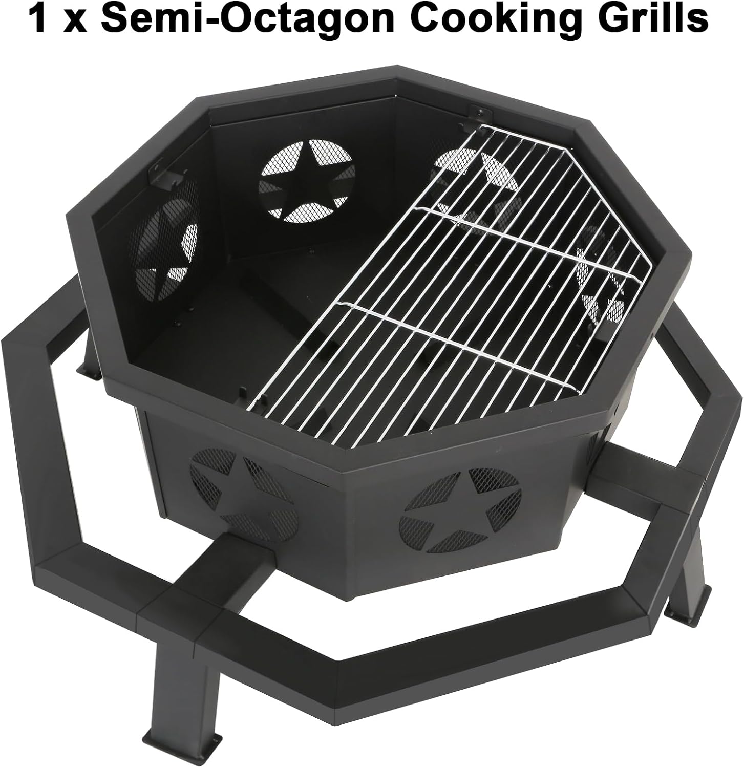 Detalle 2 de Hykolity Fire Pit, 31-Inch
