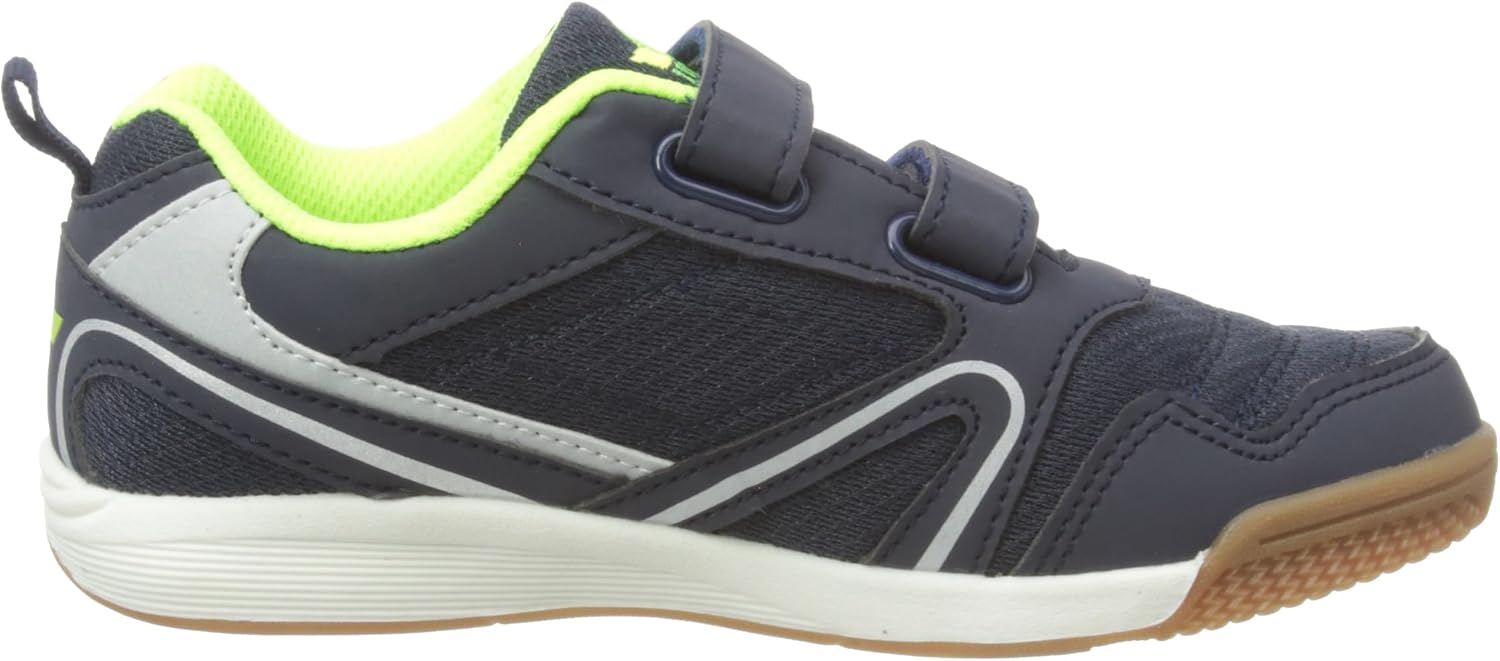 Detalle de Lico Boulder V Unisex Kinder Multisport Indoor-Schuhe – Marine/Lemon, Größe 39 EU