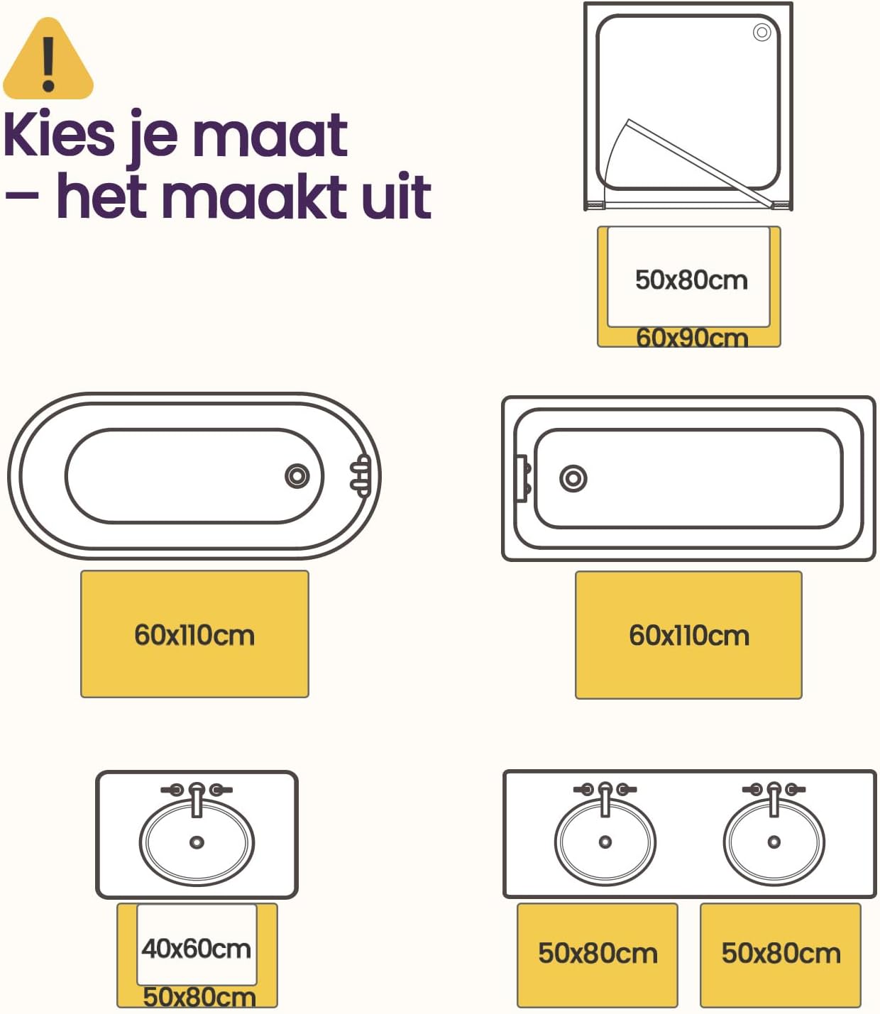 Detalle de DEXI Bath Mat badmat 40 x 60 cm, turkoois microvezel met antisliprug