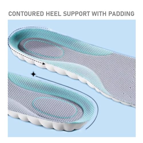 Detalle de VivoFoot 2 Pair Anti-Fatigue Foam Comfort Insole (UK7-10, Grey) review