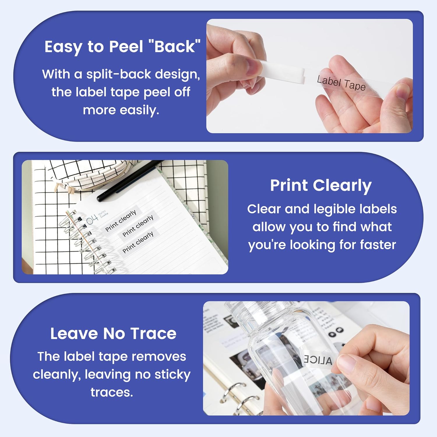 Thumbnail 2 de MarkField 12267 Transparent Etikettenband 12 mm 🏷️
