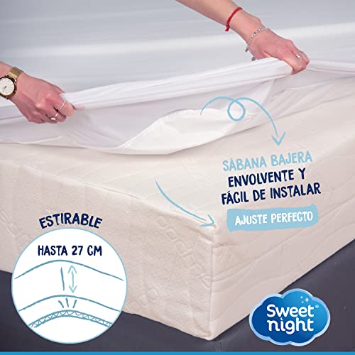 Detalle 2 de SWEET NIGHT Protège matelas 90x200 cm