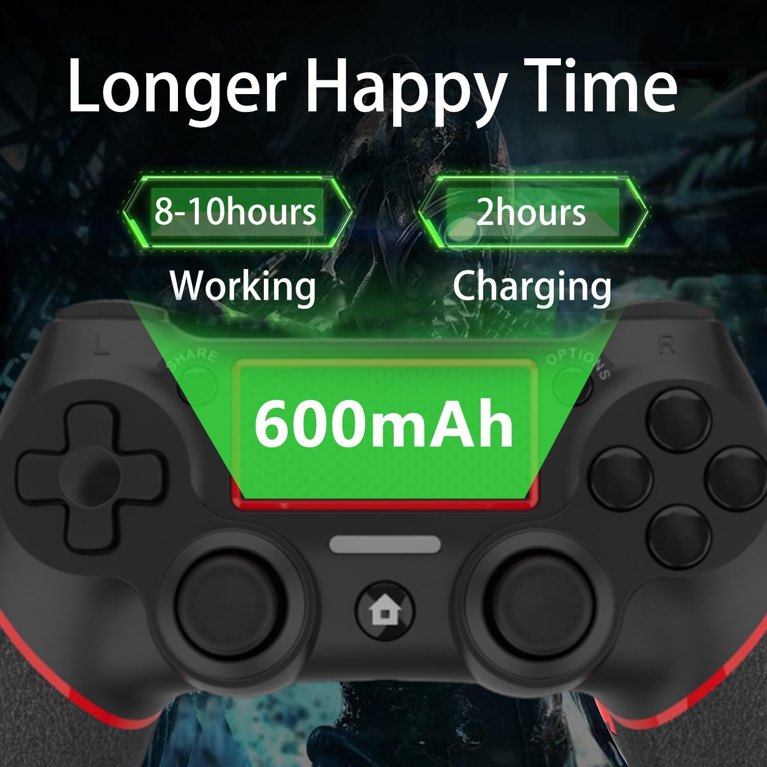 Thumbnail 1 de SZYUYU Wireless PS4 Controller for PS4, Slim, Pro and Windows PC