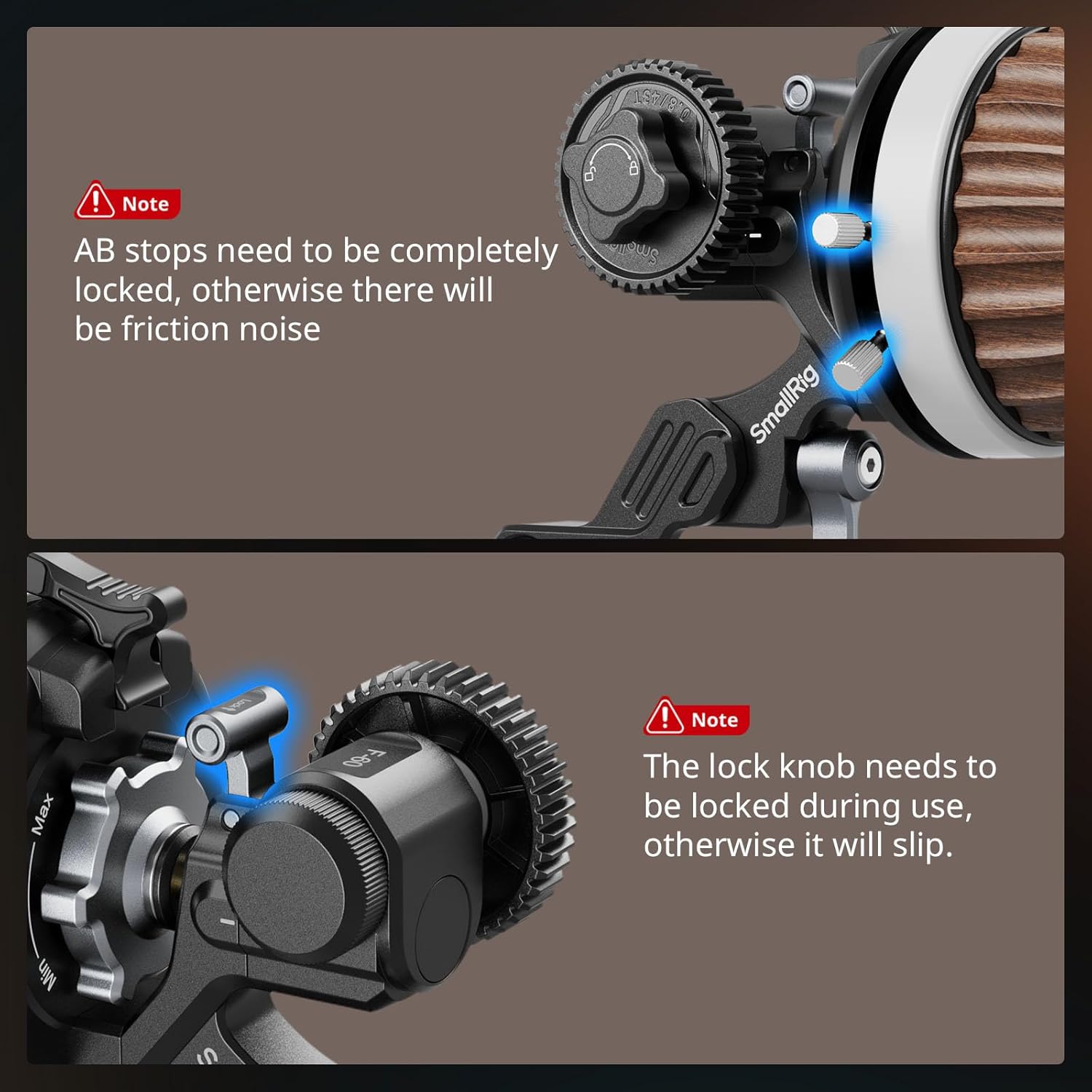 Thumbnail 4 de SMALLRIG F60 modular follow focus 15mm clamp