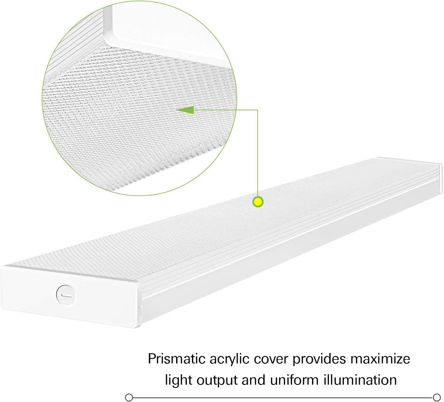 Thumbnail 5 de hykolity 4-Pack 4FT LED Wraparound Lights, 40W, 4,400 Lumens, 4000K