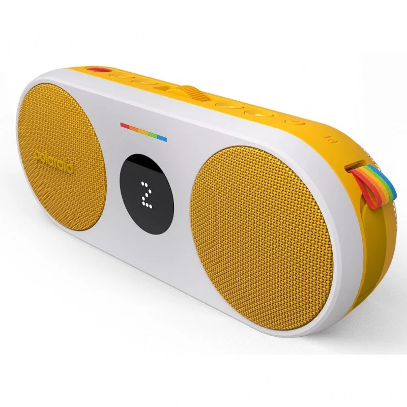 Detalle de Polaroid P2 Music Player: Altavoz Portátil Bluetooth amarillo