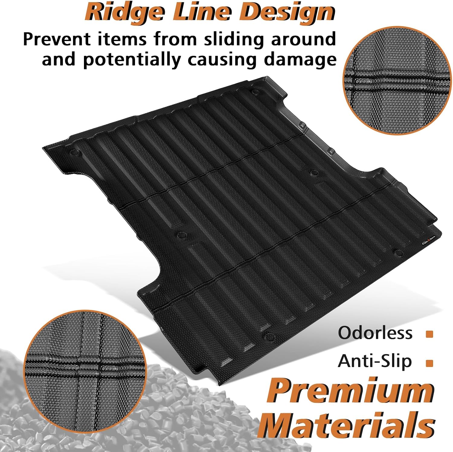 Detalle de TripleAliners Truck Mat for 2024–2026 Ford F-150 & Lightning 5.5FT Bed