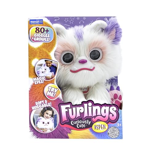 Detalle 2 de Furlings Mascota Interactiva Aspen, peluche yeti 80 reacciones