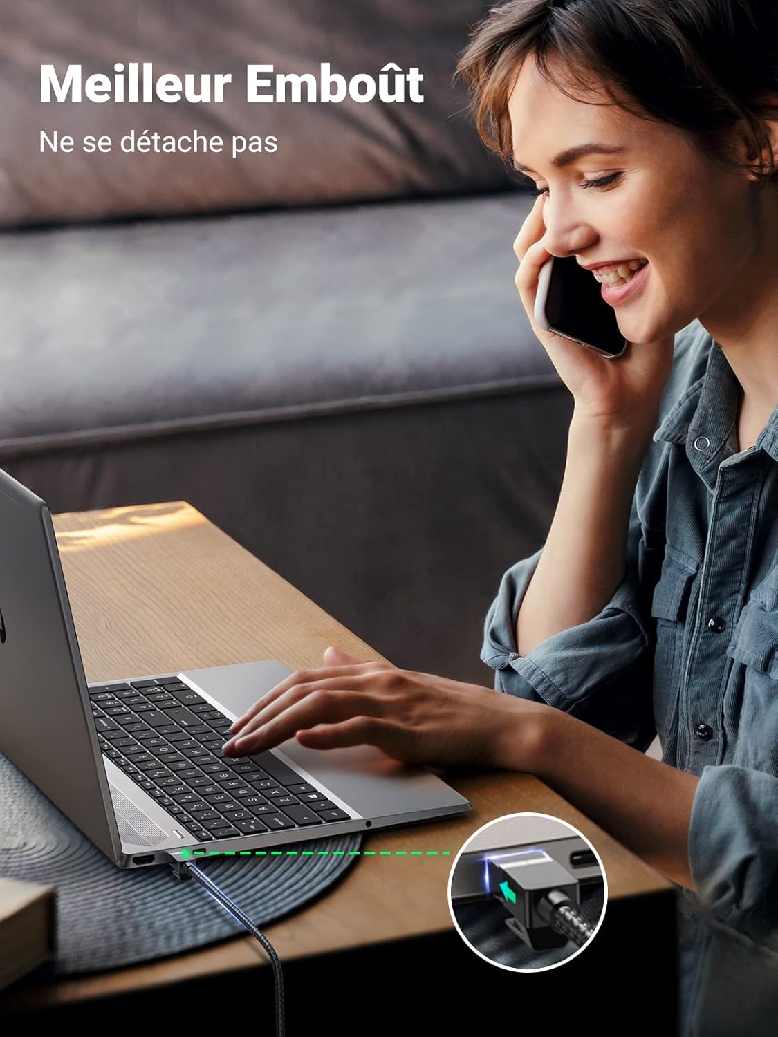 Thumbnail 3 de UGREEN Cat 8 câble Ethernet 10M 40Gbps 🖧