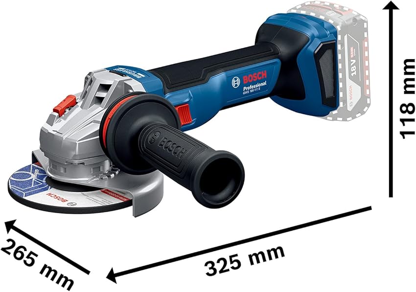 Thumbnail 4 de Bosch Professional GWS 18V-11 S amoladora 125 mm