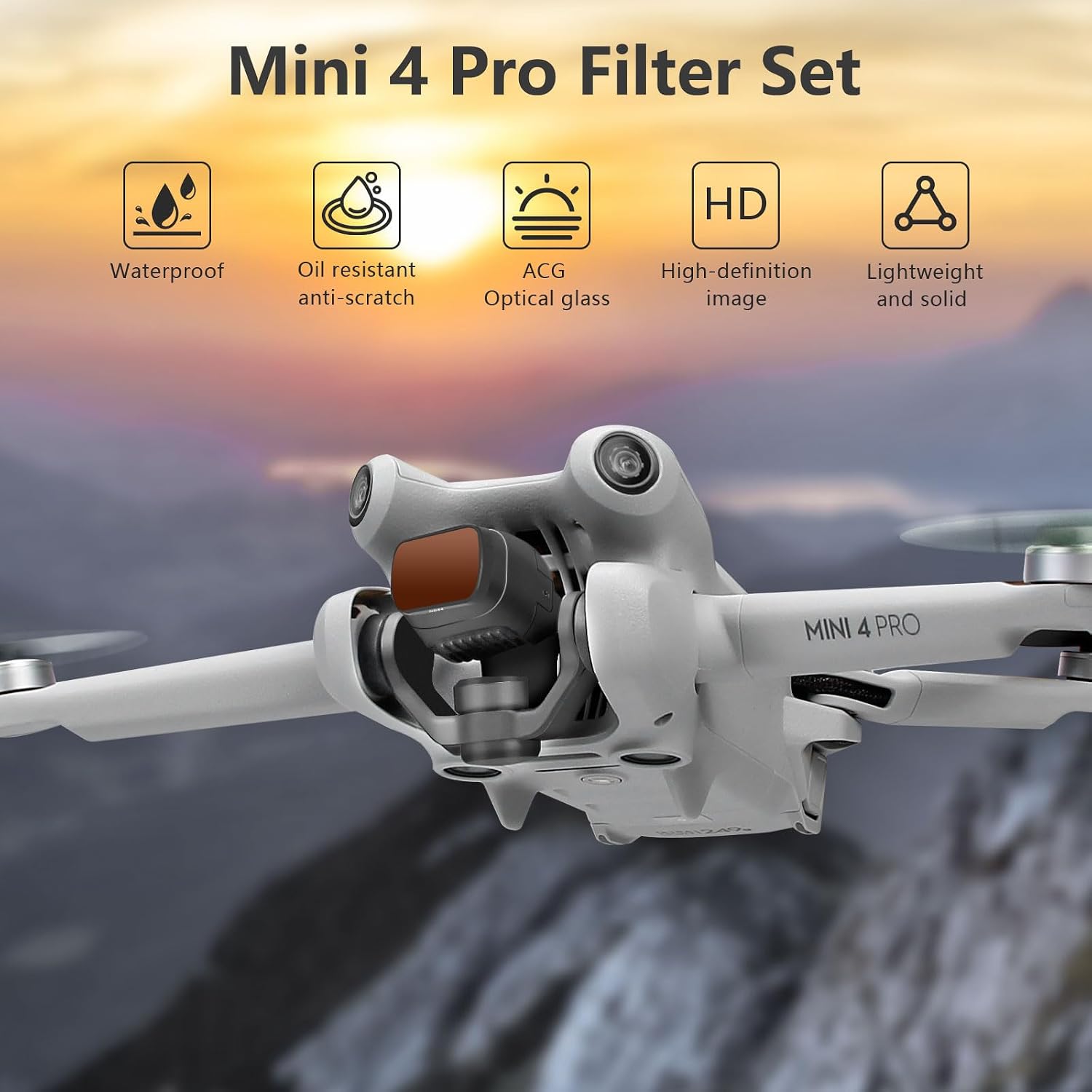 Thumbnail 1 de FPVtosky Mini 4 Pro ND Filter Set 6‑pack