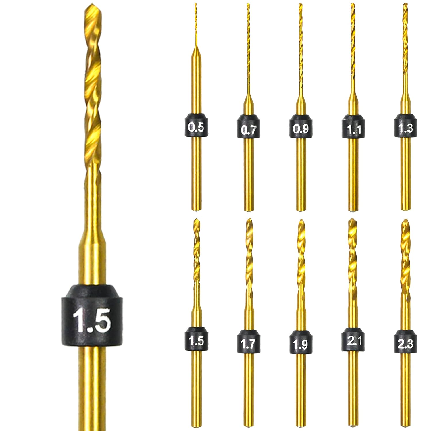 Thumbnail 6 de ARROWMAX Set punte trapano PCB 0,6–2,2 mm, gambo 2,35 mm – Set A