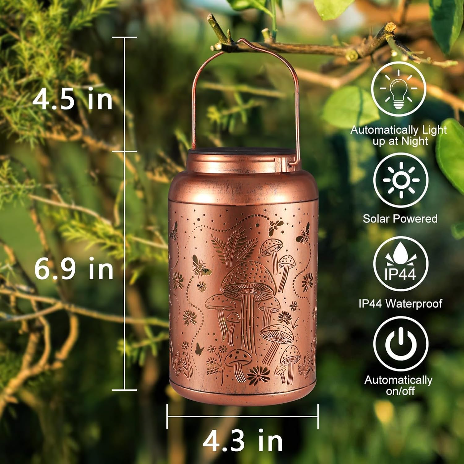 Detalle 1 de Solar Garden Lanterns, 2-Pack