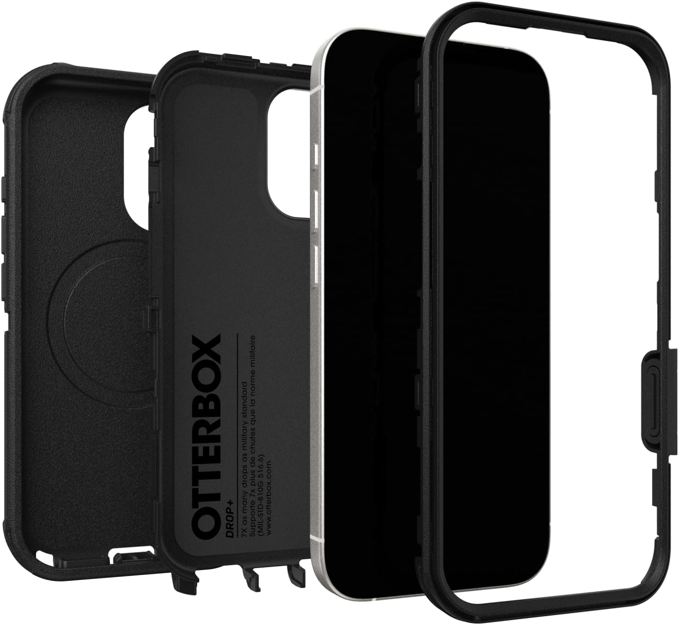 Thumbnail 3 de OtterBox iPhone 17 Defender Pro Series Case – Black (MagSafe)