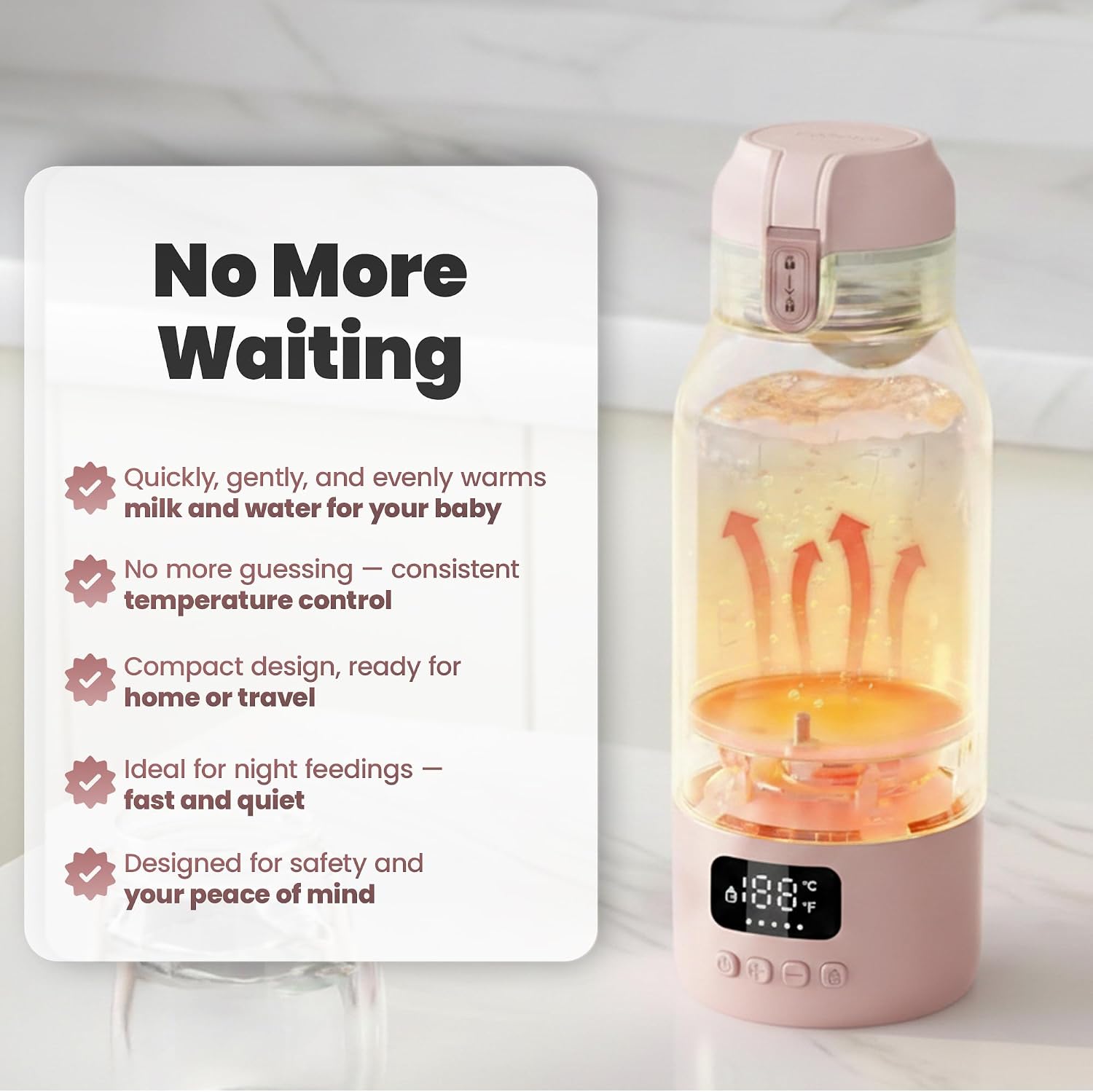 Thumbnail 5 de PRO Smart Portable Baby Bottle Warmer 500ml