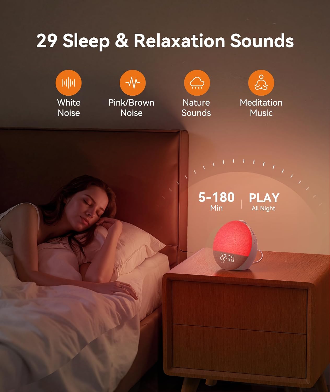 Thumbnail 4 de Dreamegg Sunrise 2 Sunrise Alarm Clock