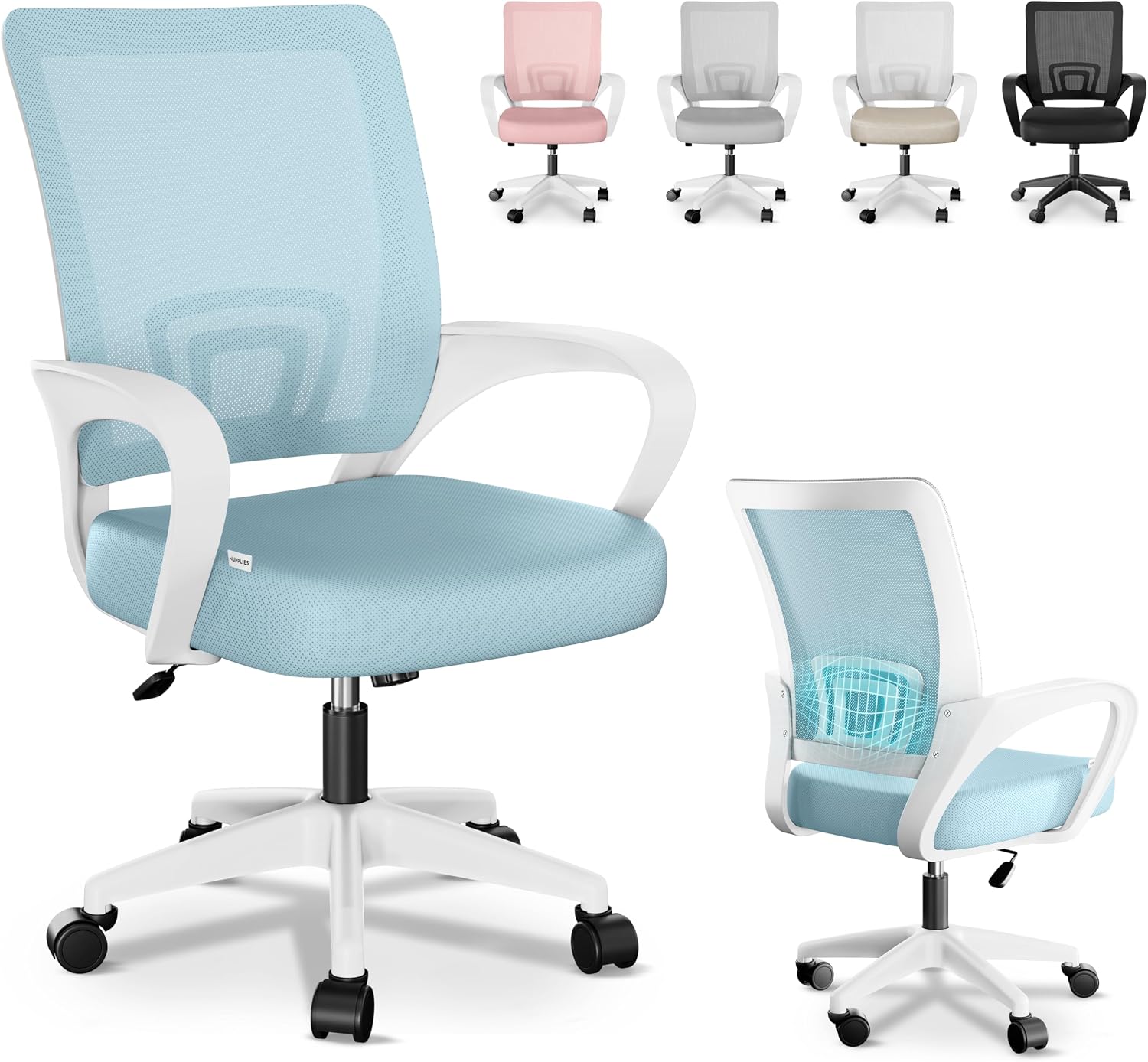 Detalle de JUPPLIES Silla Escritorio Ergonomica 110 kg