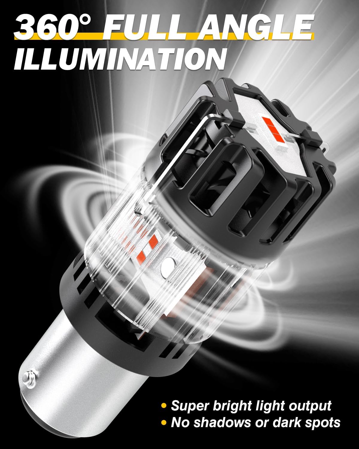 Detalle de ANTEMOON 1157 Canbus LED bulbs P21/5W