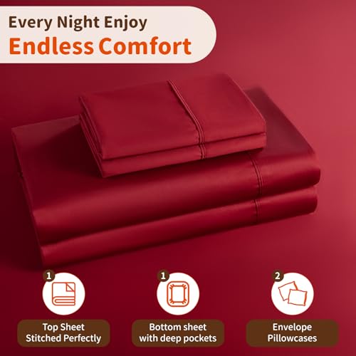 Thumbnail 4 de LBRO2M 1000 Thread Count Cotton Sheets, California King