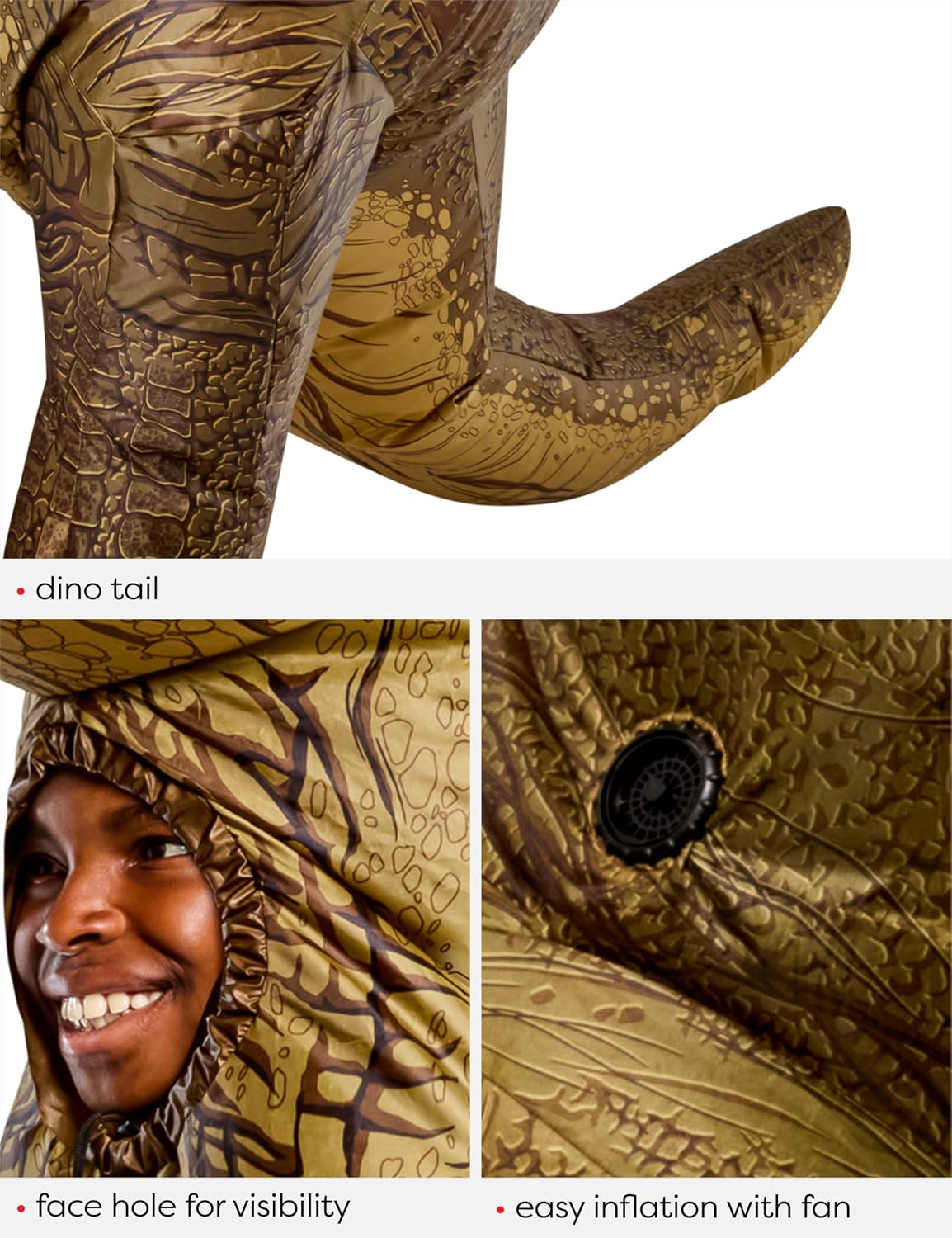 Detalle de Rubies Inflatable T-Rex Costume